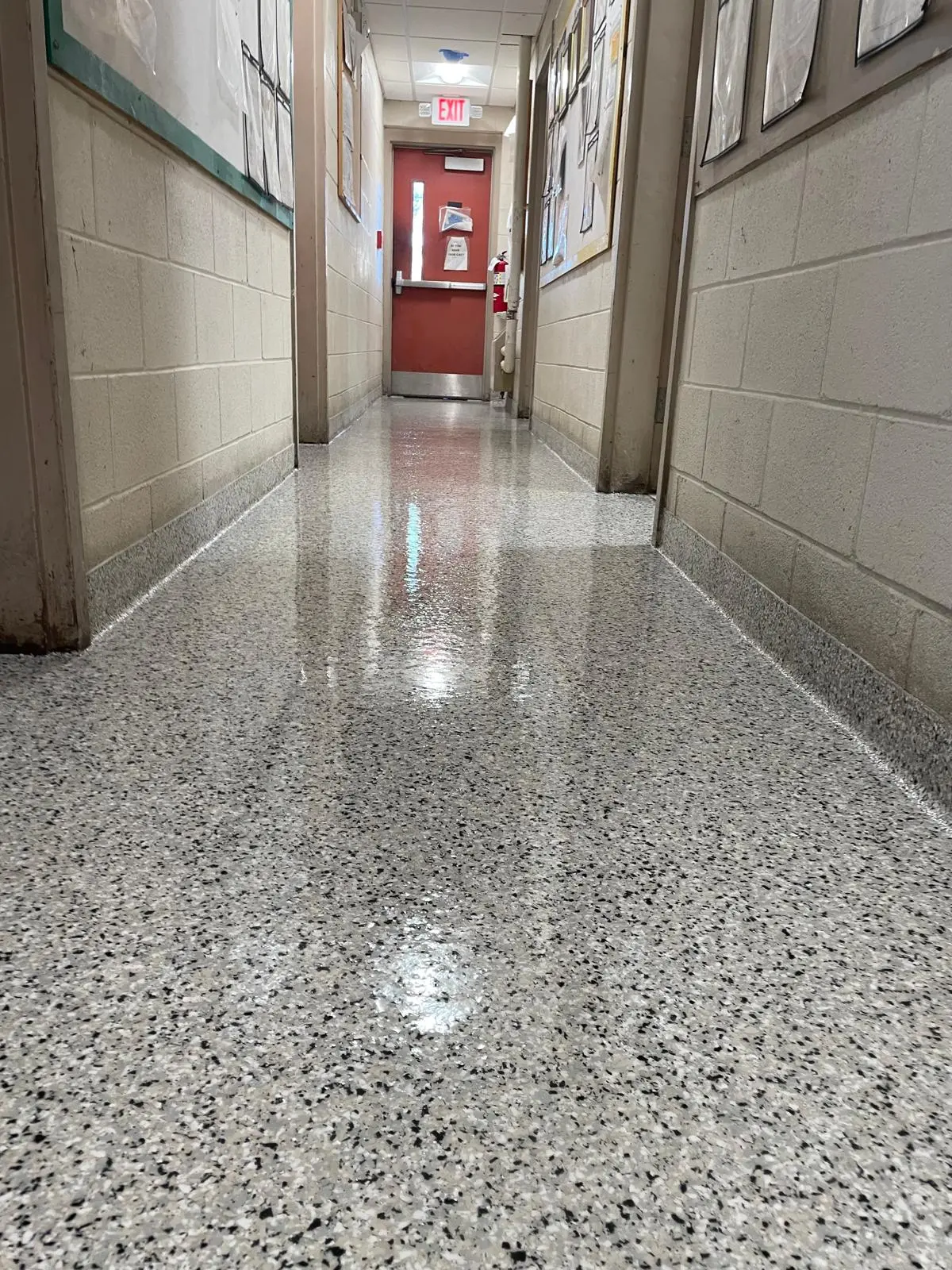 Concrete floor restoration